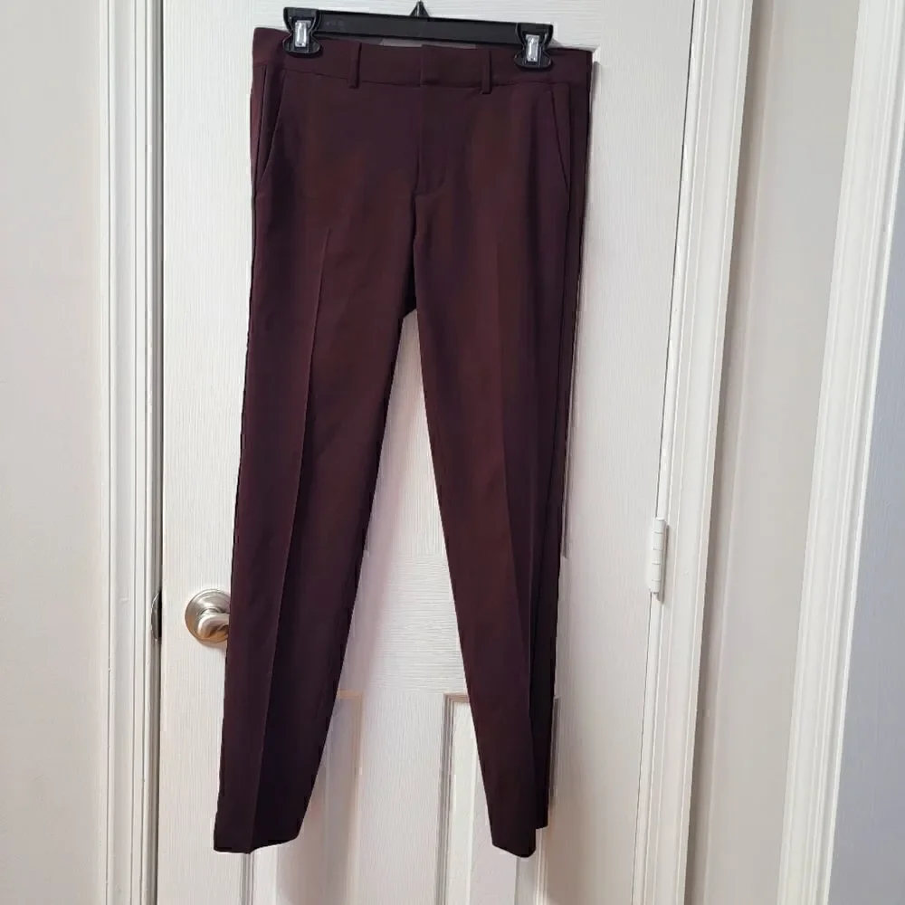 Vince High-w Wool Blend Pants 4